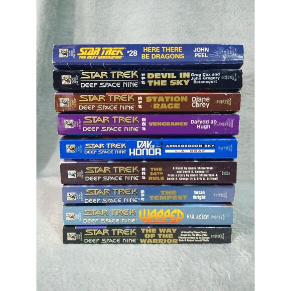 Star Trek Deep Space Nine Paperback Novels Lot of 8 - Picture 3 of 7